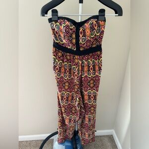 Sleeveless Women’s Multicolor Jumpsuit